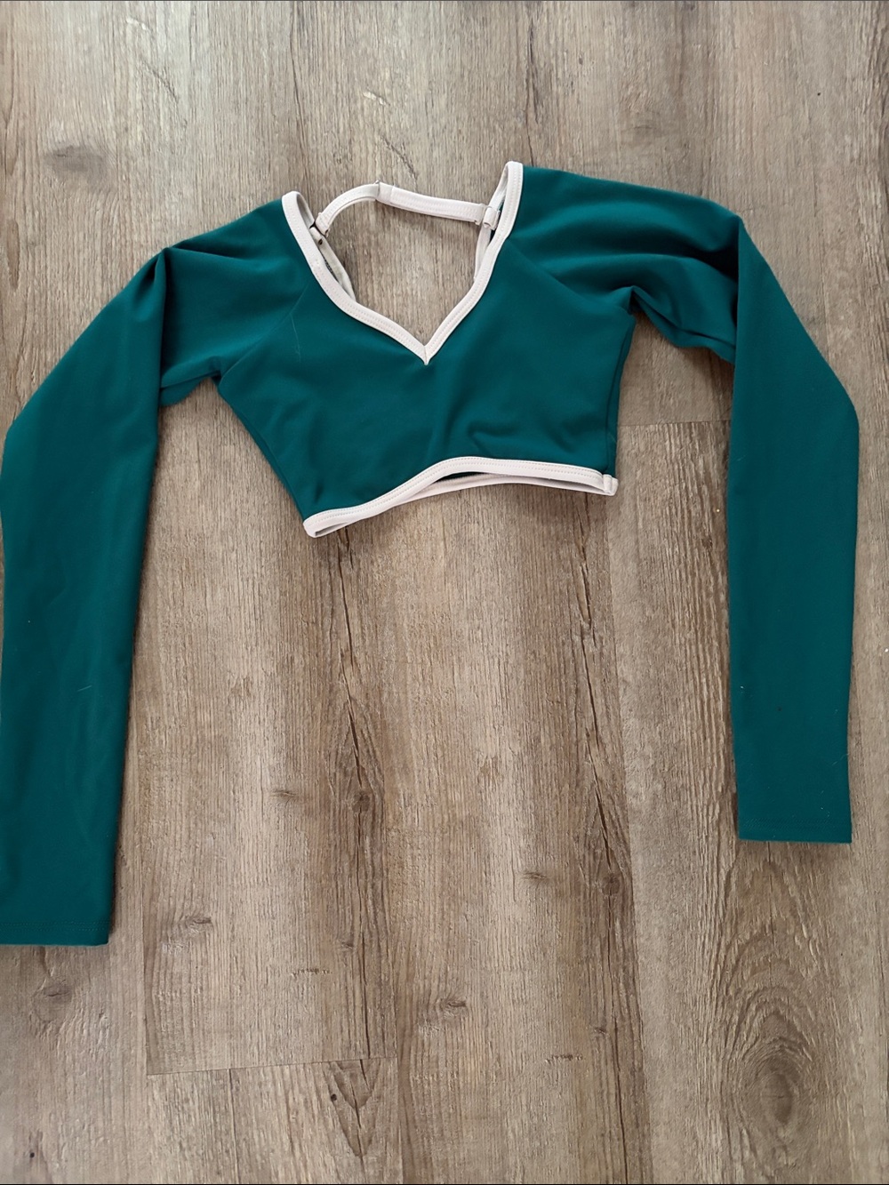 Heavenly Long Sleeve Crop - Ivy